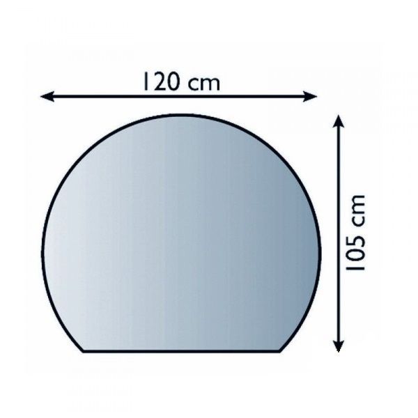 Lienbacher 21.02.883.2 sklo pod kamna, 8 mm